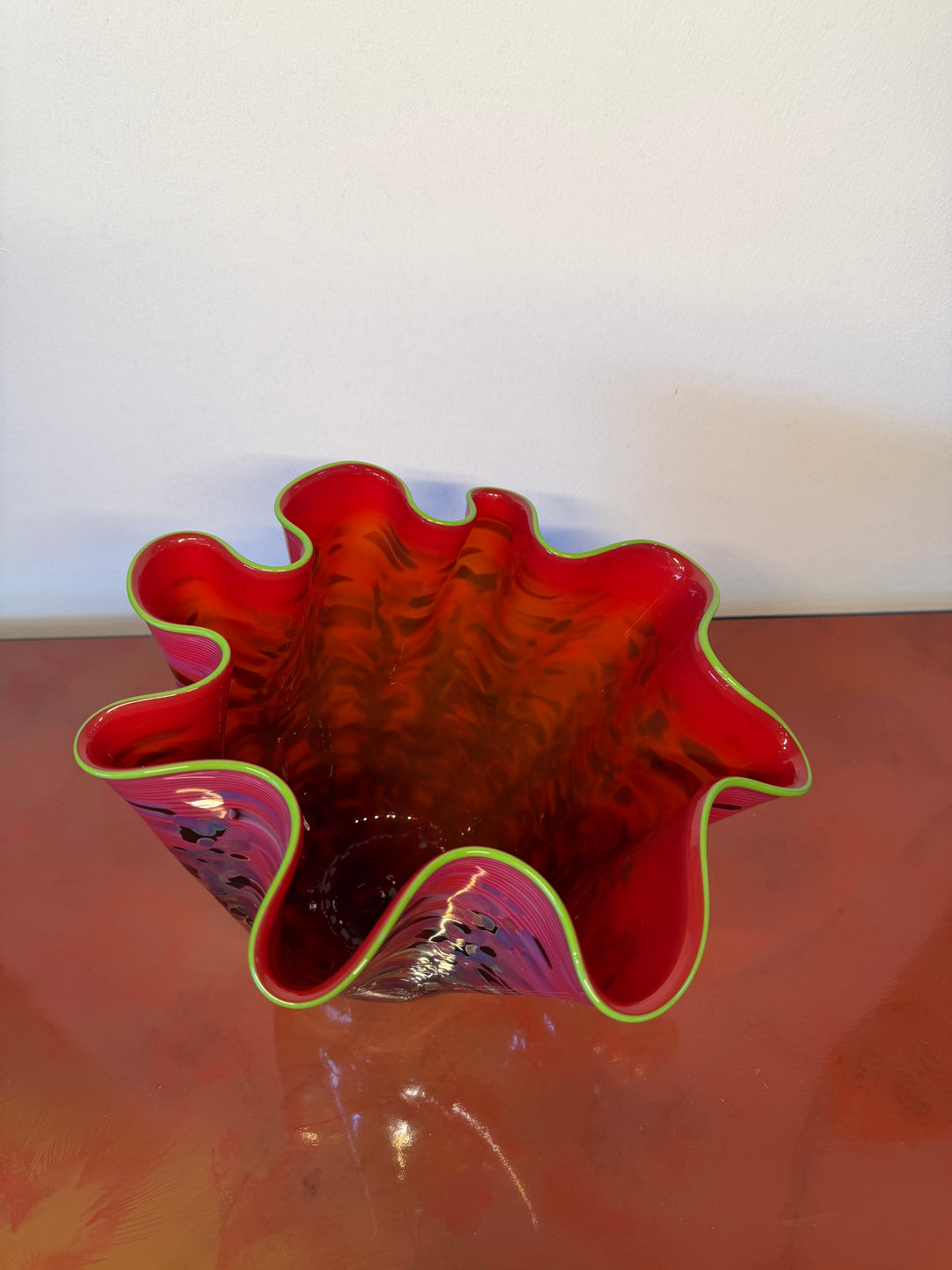 Ruby Macchia Vase, Dale Chihuly