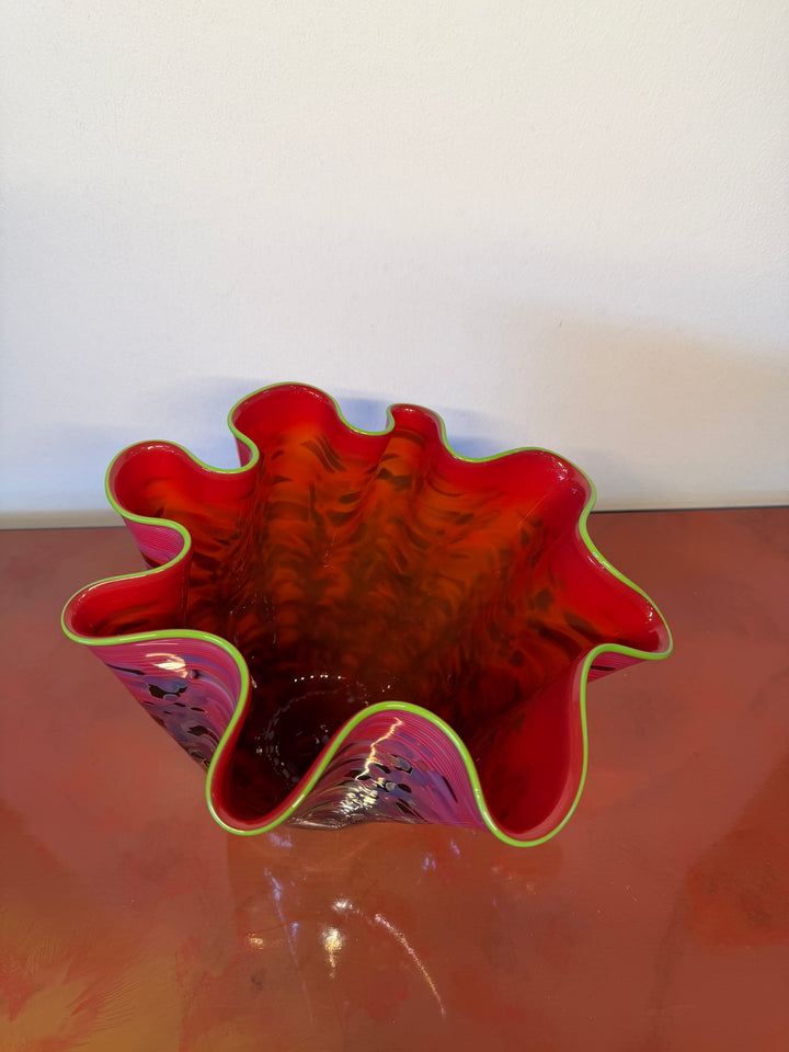 Ruby Macchia Vase, Dale Chihuly
