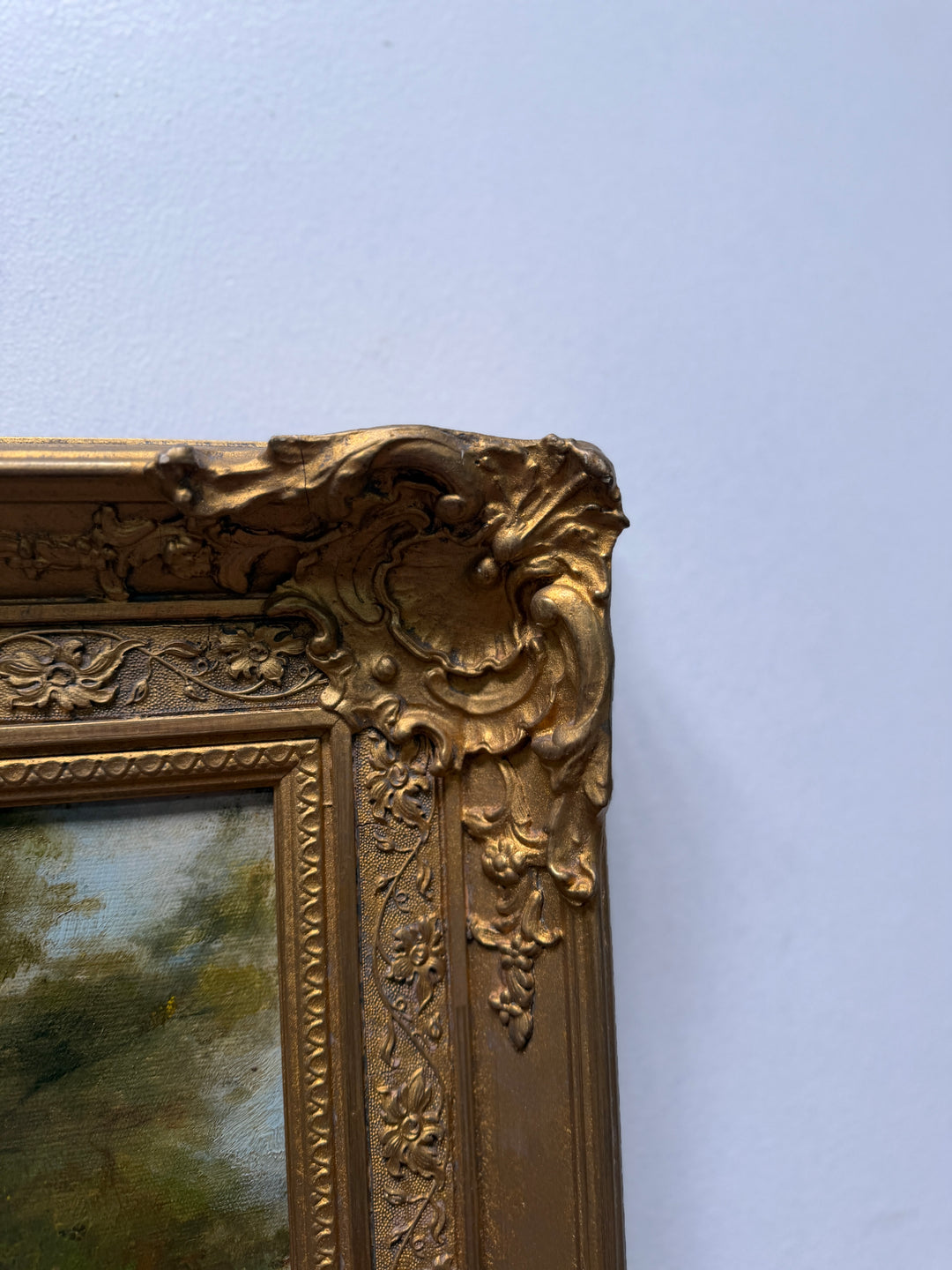 Oil Painting with Gilt Frame