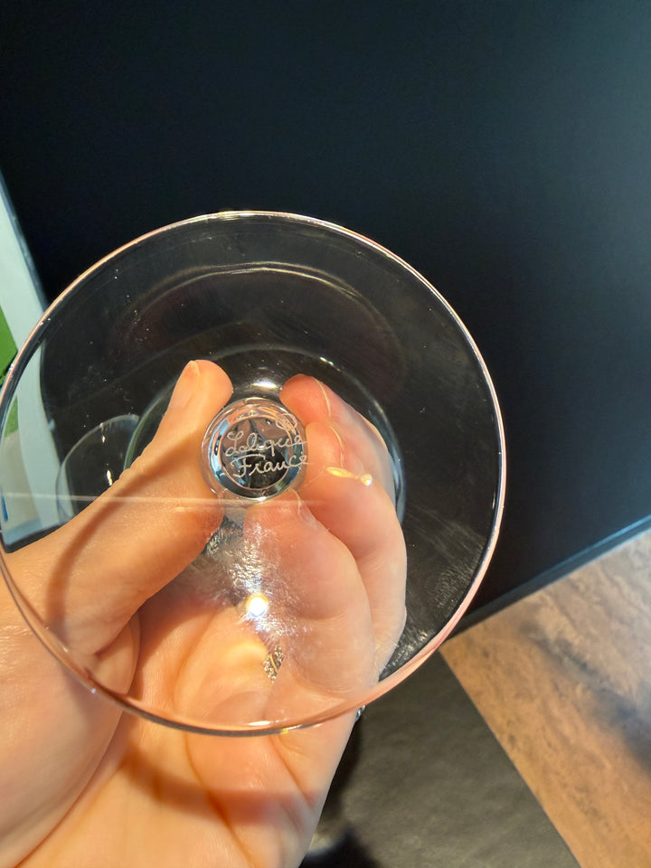 Lalique “Diamant” Wine Glasses (Set of 2)