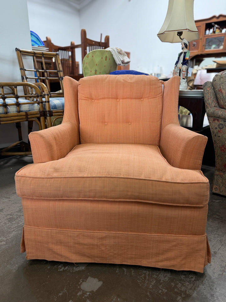 Upholstered Chair - Orange