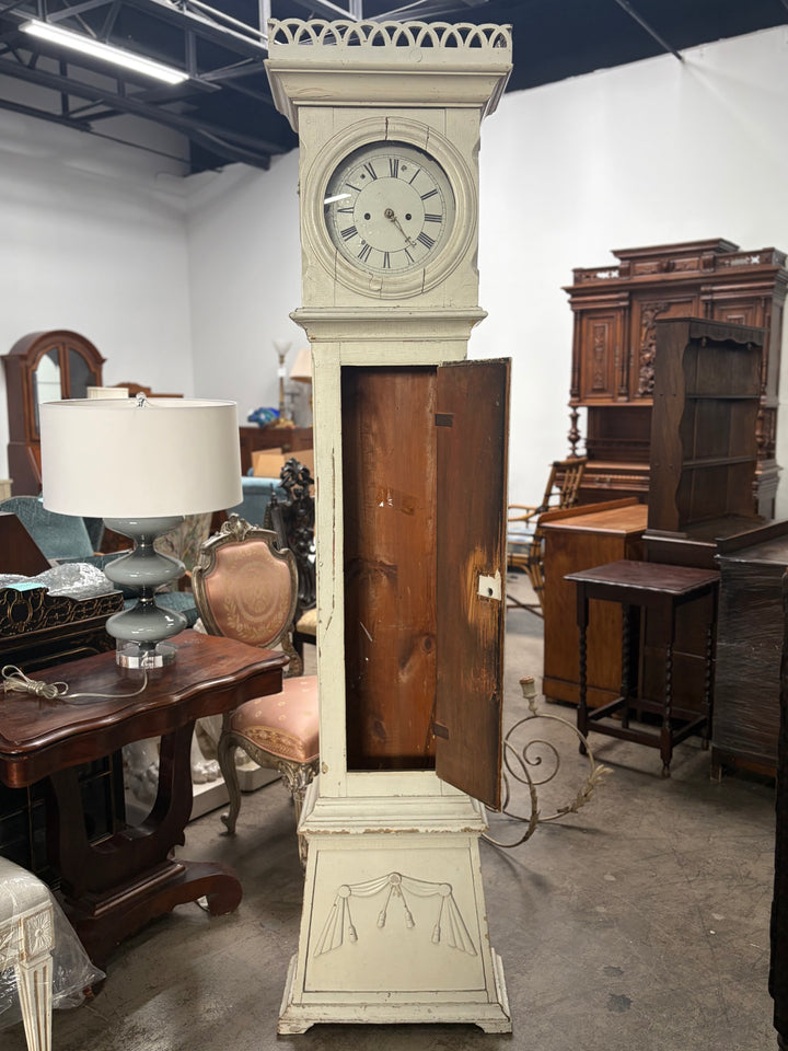 Antique Swedish Mora-Style Tall Case Clock