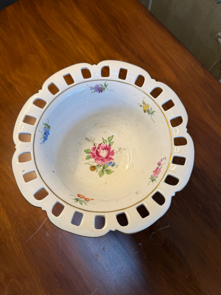 Louis XVI Hand Painted Pedestal Centre Bowl
