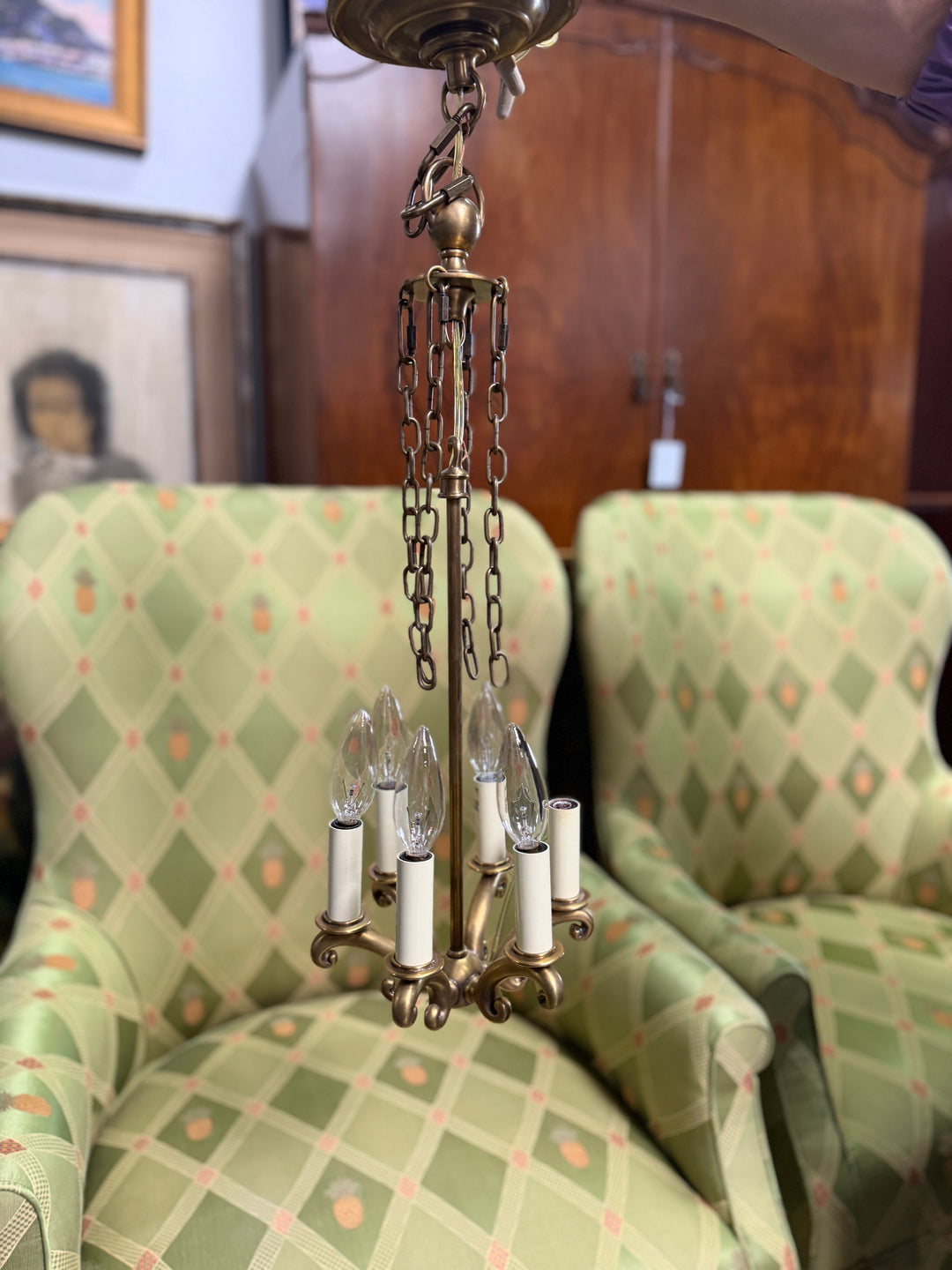 Set of 2 Small Chandeliers