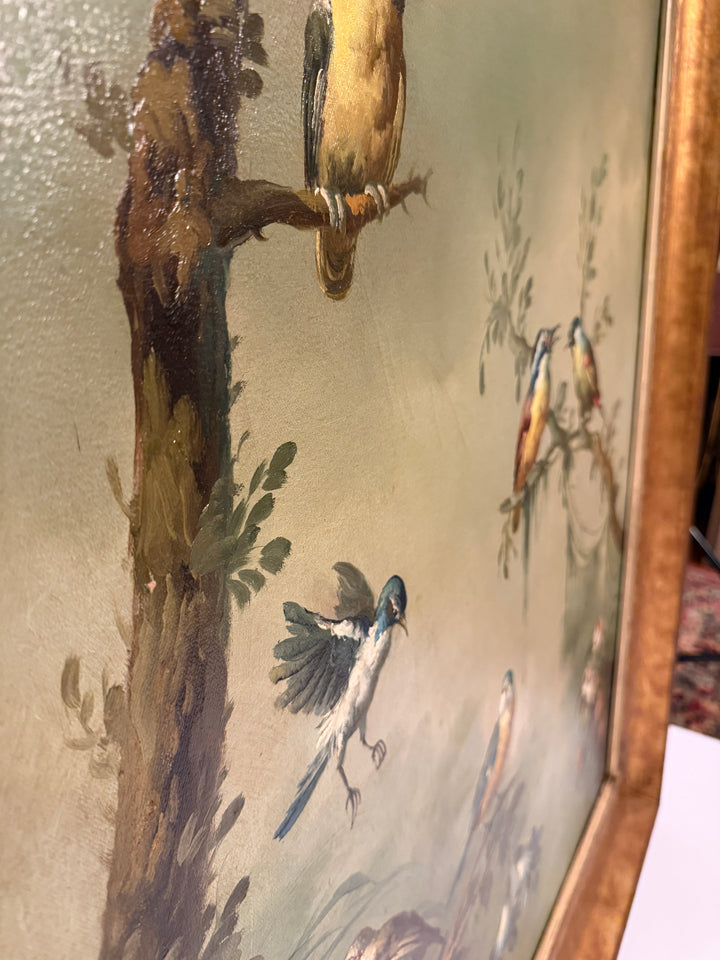 Birds of Paradise, an Ira Monte Original Oil Painting