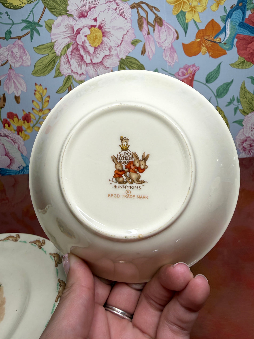 “Bunnykins” Plate, Bowl, Mug Set