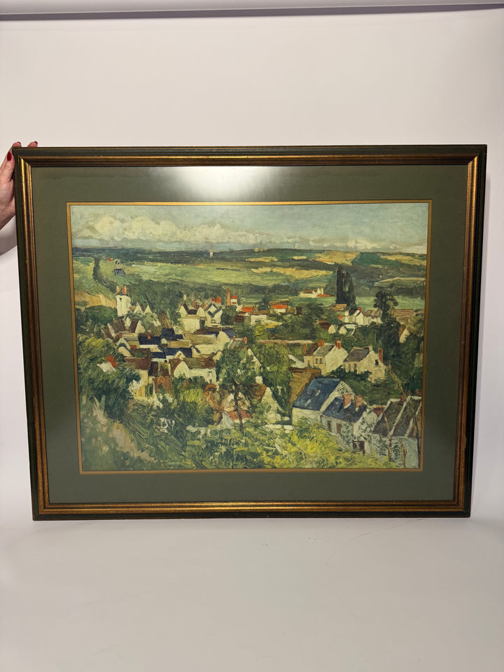 Paul Cezanne Village Panaroma Print