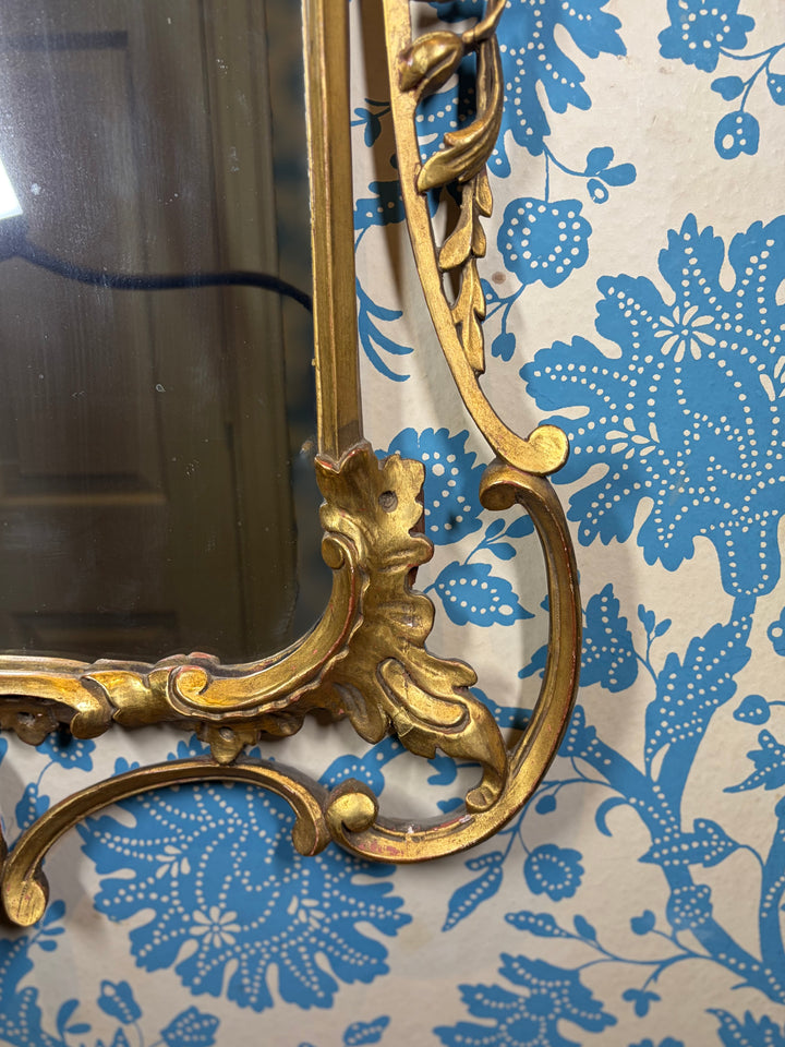 Antique Gilt Wood Mirror