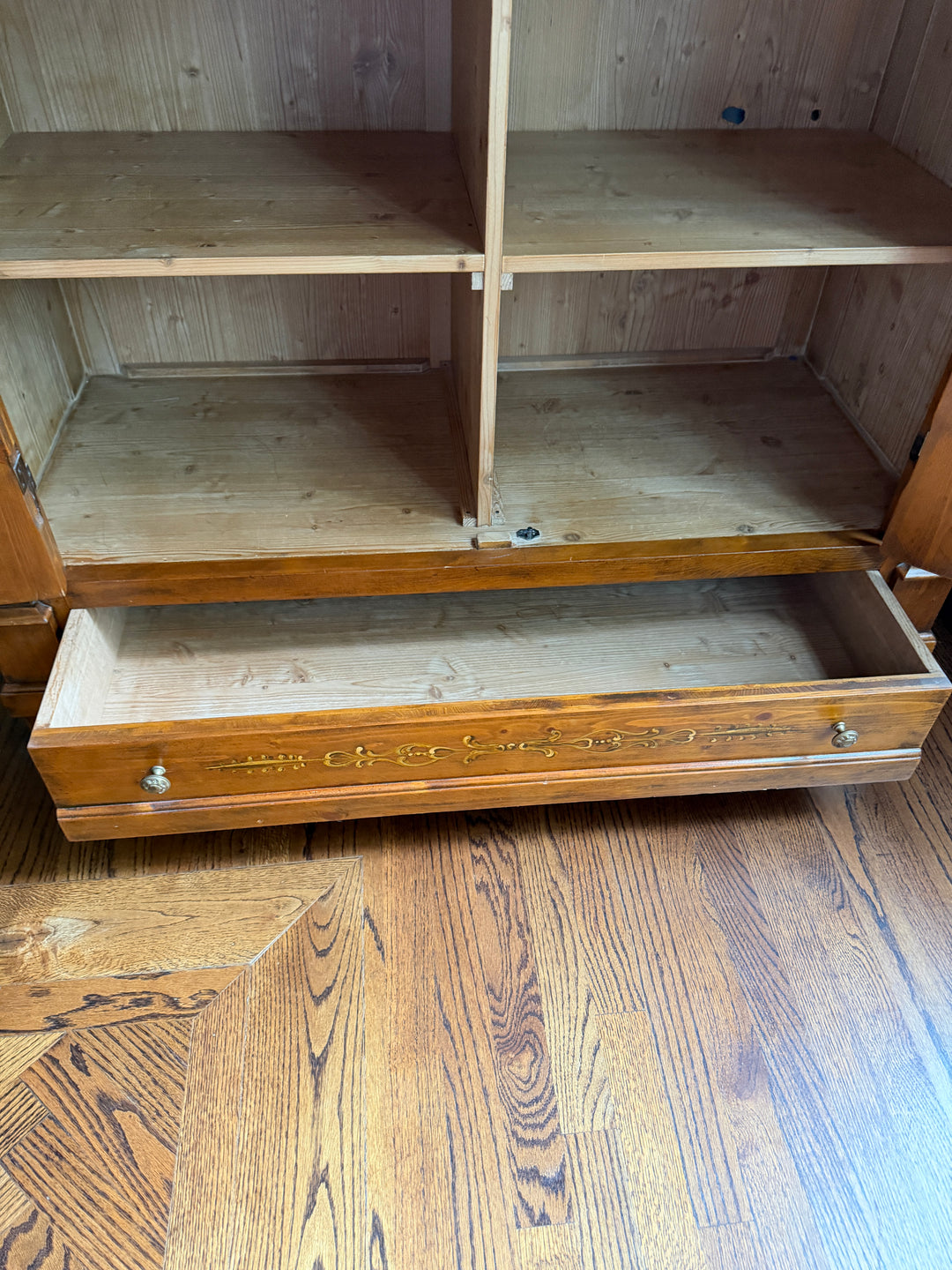 Adams Style Italian Vintage Armoire (Online Only Item)