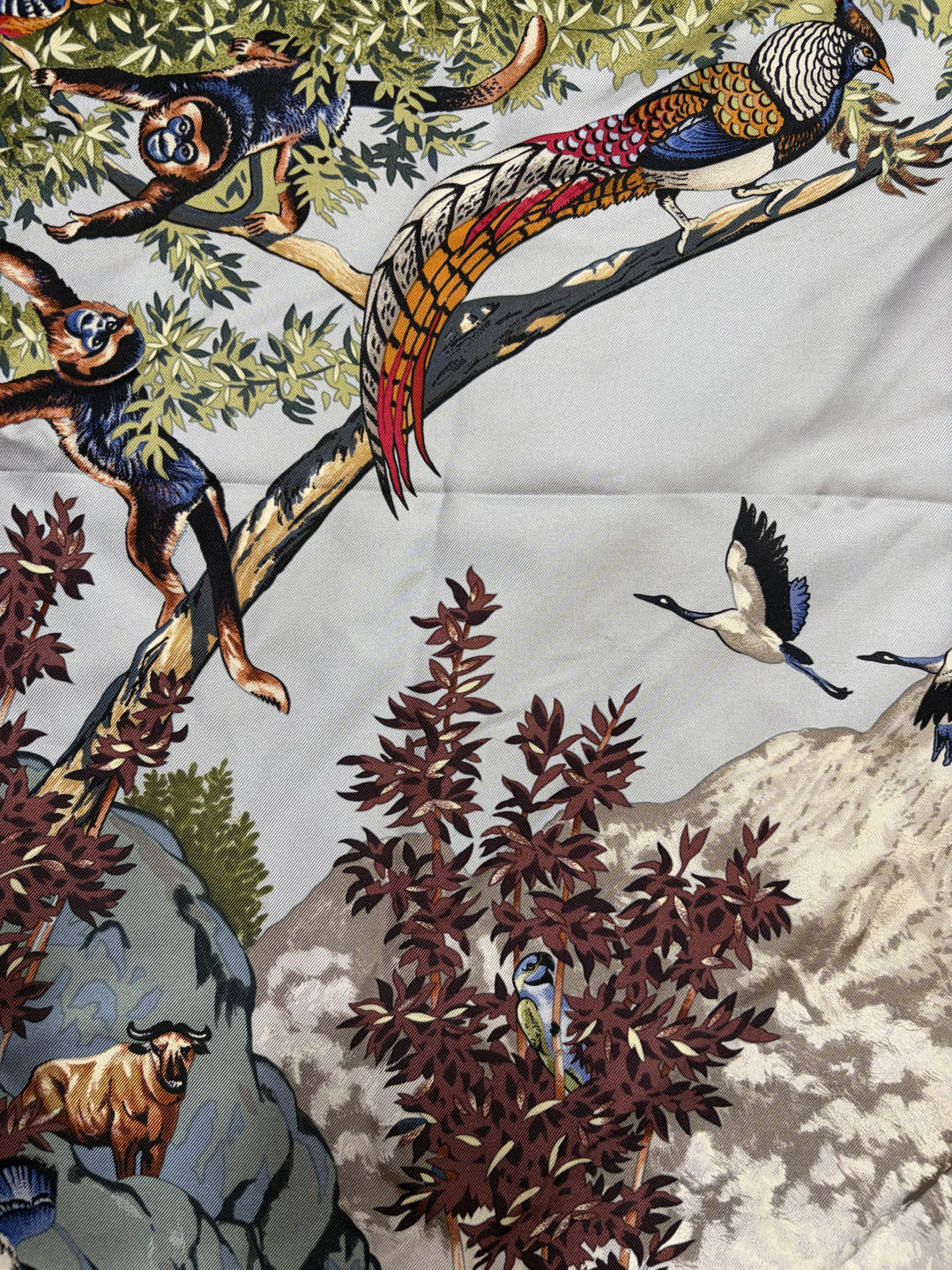Vintage HERMÈS “Sichuan” Silk Scarf 90