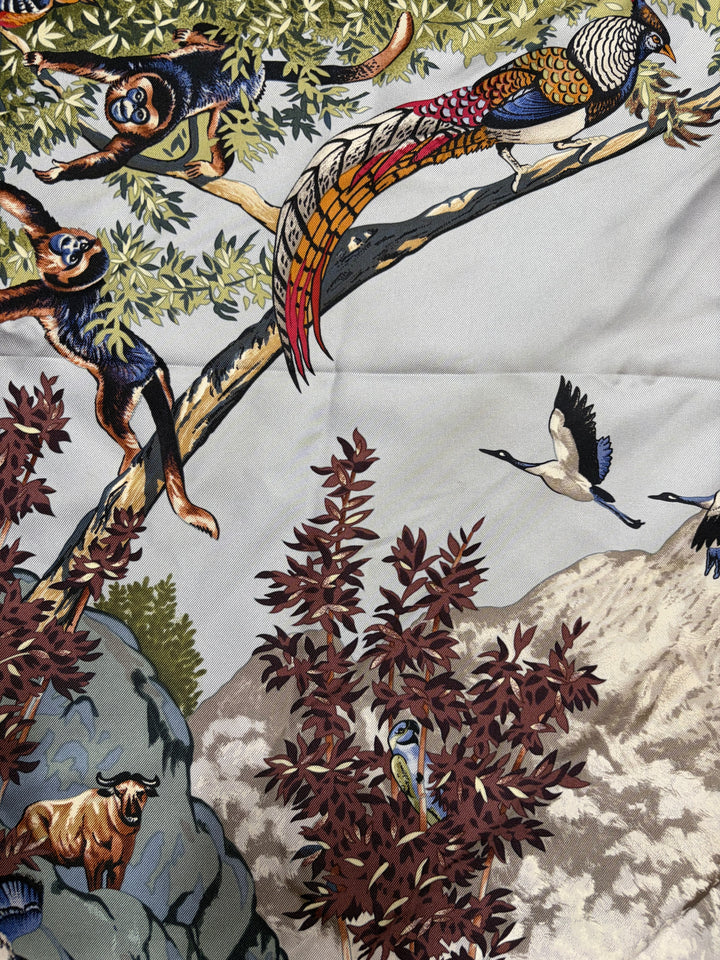 Vintage HERMÈS “Sichuan” Silk Scarf 90