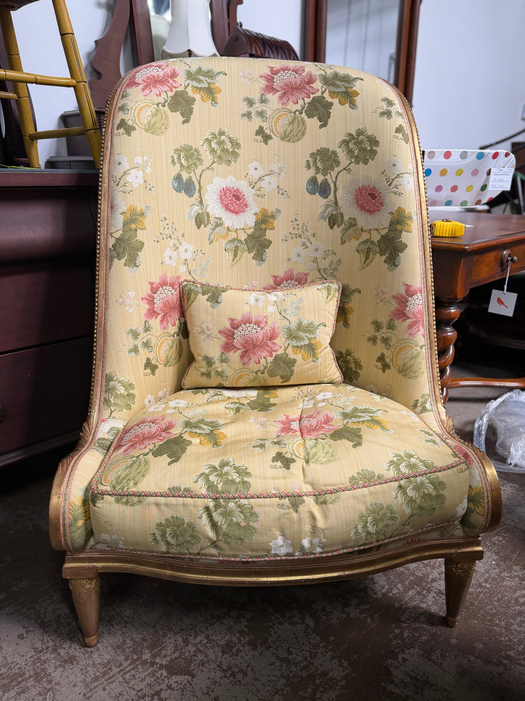 High Back Bergere