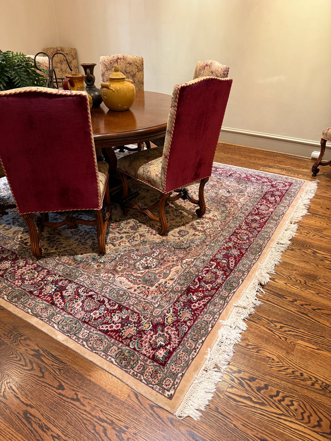 Chinese Tabriz Rug (9 x 11.7 ft) (Online Only Item)