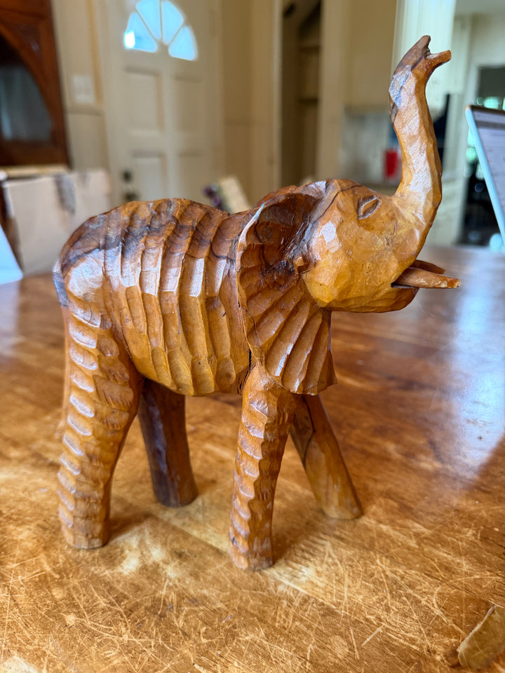 Carved Wood Elephant