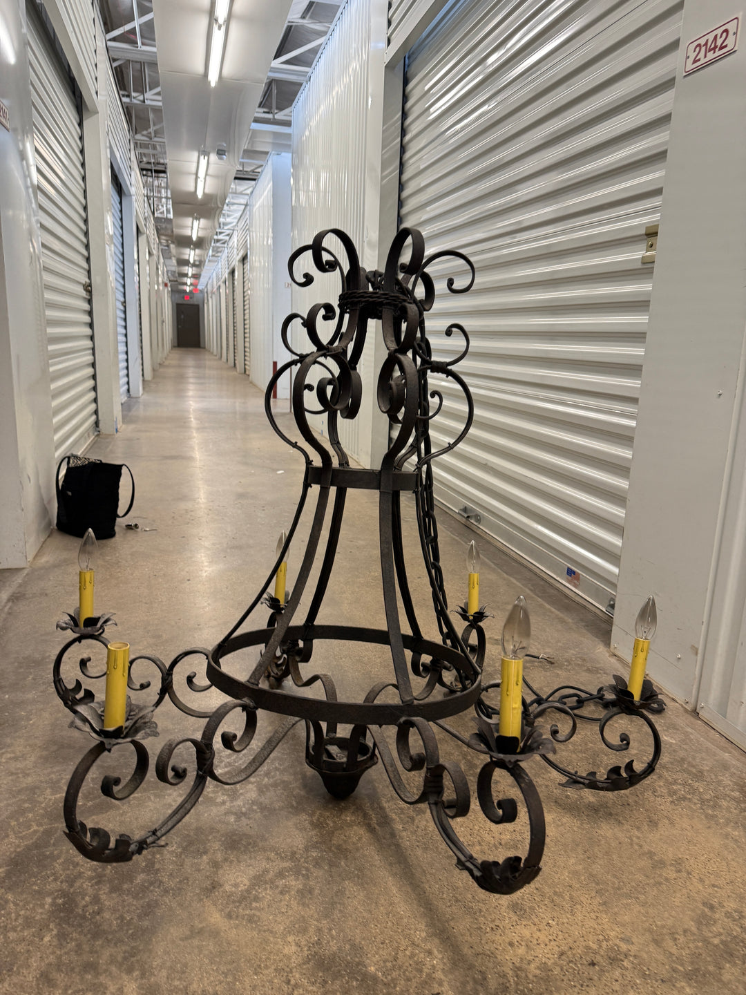 Iron Black Chandelier