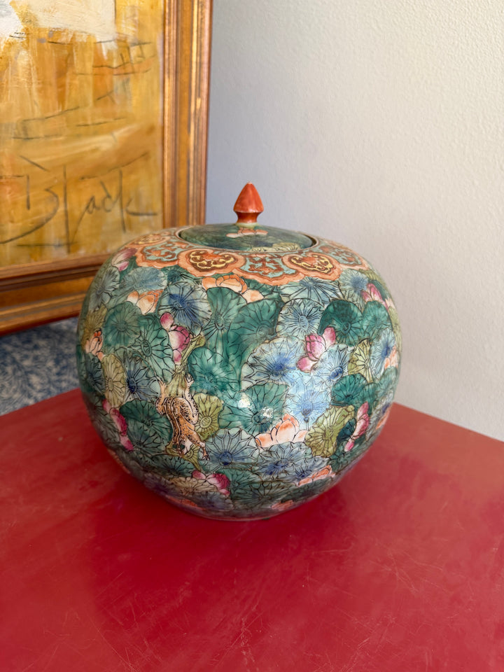 Vintage Japanese Ginger Jar