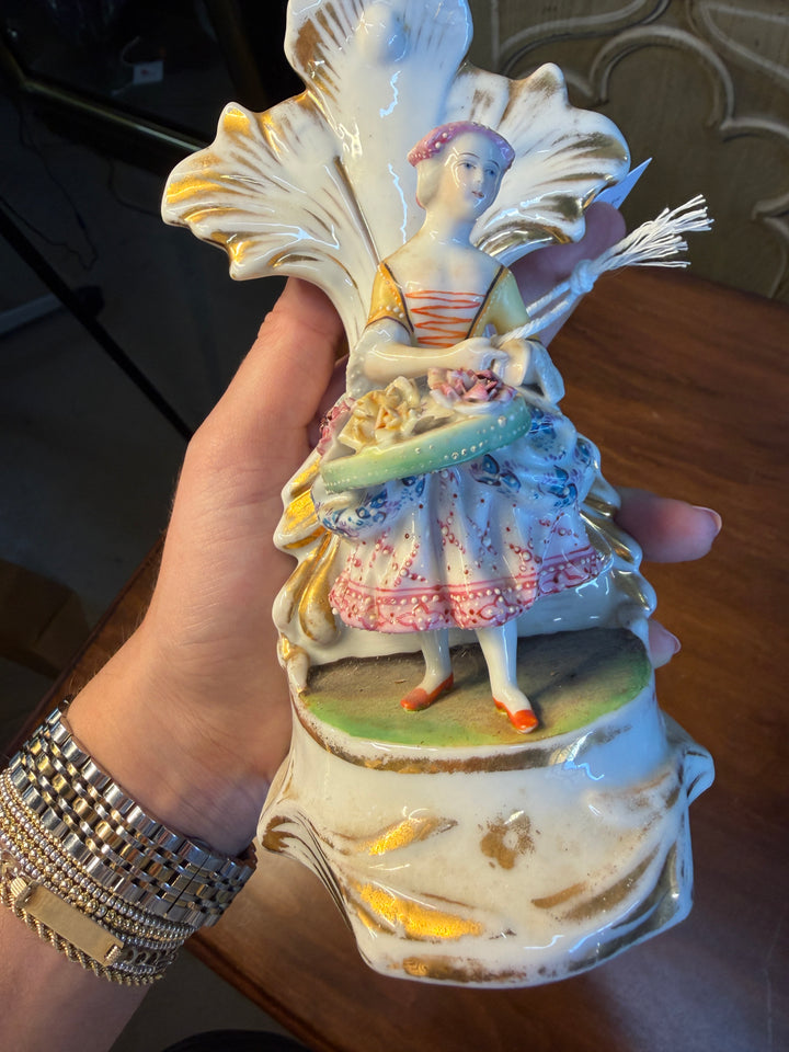 19th Century Victorian Lady Candle Holder