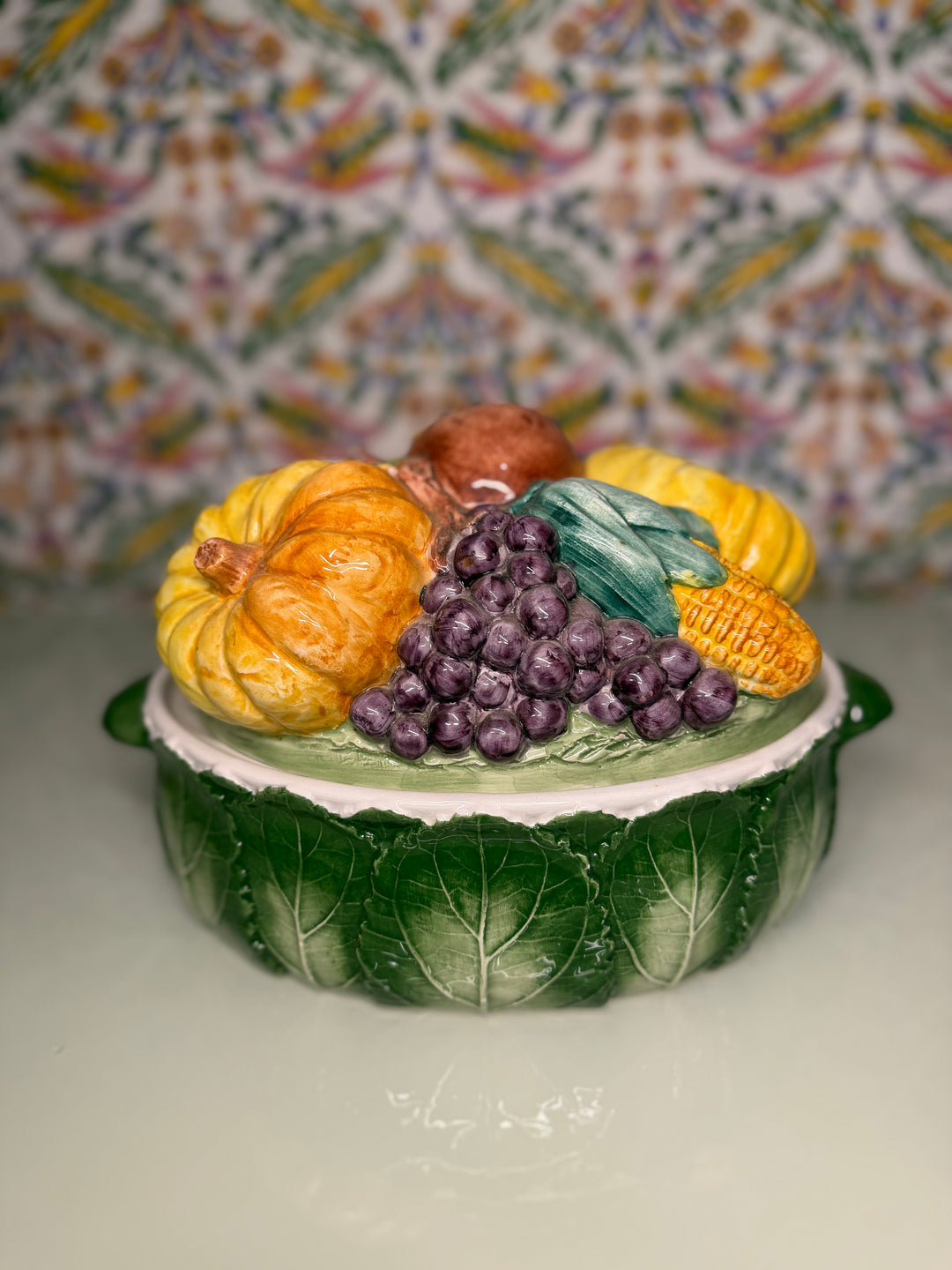 Made in Italy for Vietri Majolica-Style Tureen