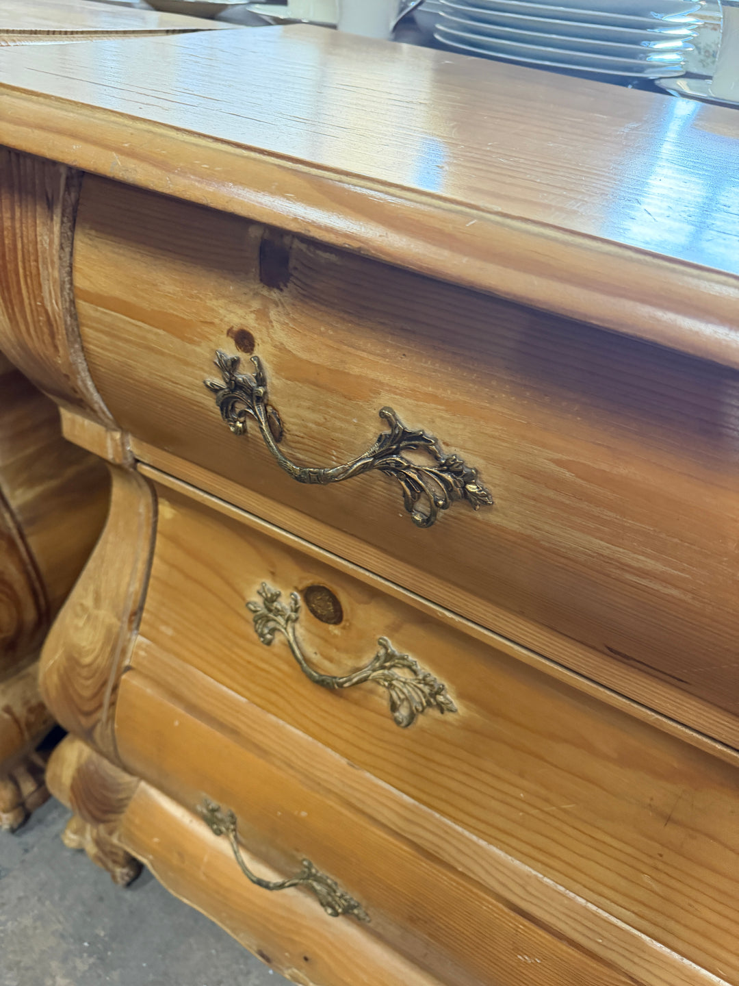 Set of 2 Pine Chest of Drawers