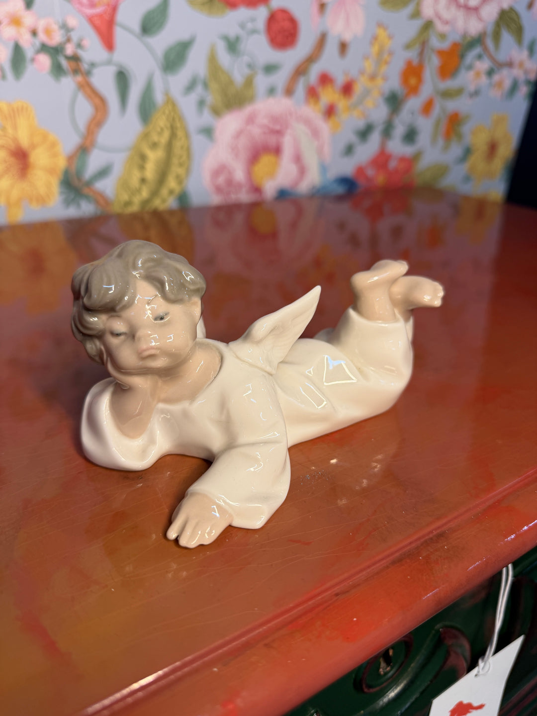 Lladro Angel Child - Laying Down