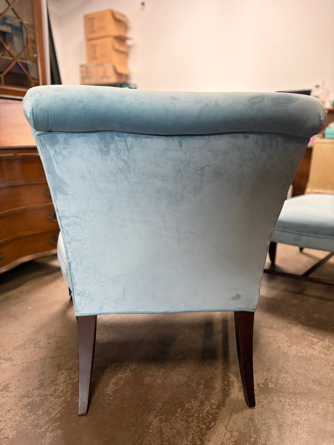 Vintage Barbara Barry Chairs with Ottoman