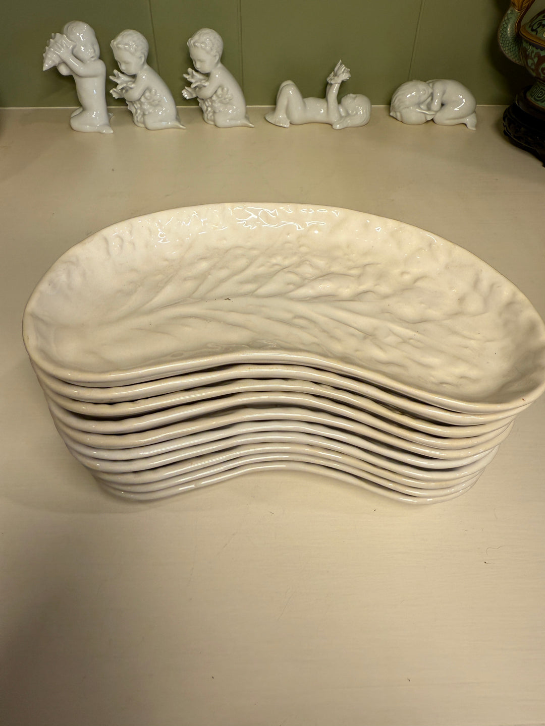 Secla White Cabbage Plates (8)