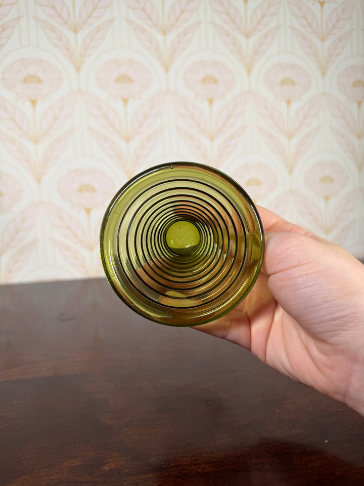 Set of 2 Green Glasses