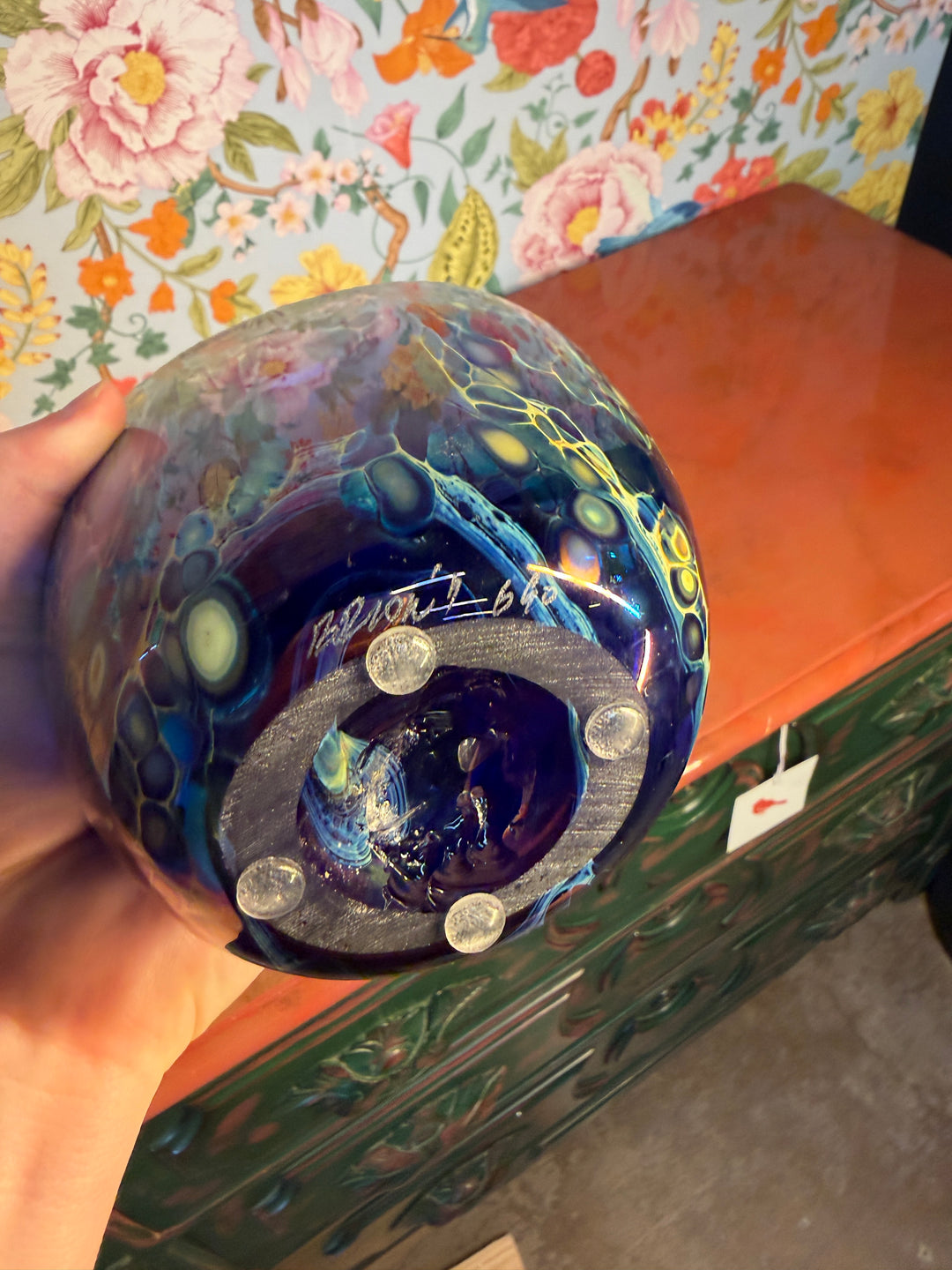 Brioni Iridescent Glass Vase