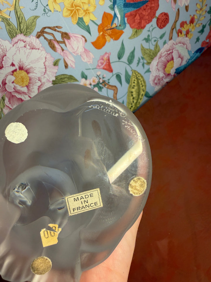 Lalique Cat with Chipped Ear