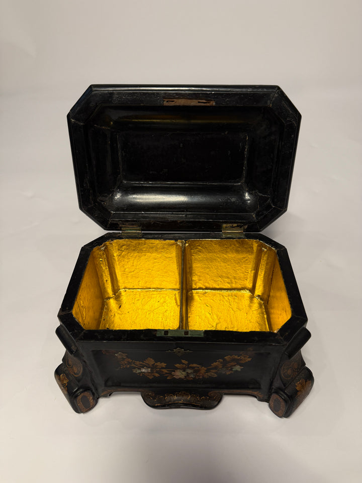 Mother of Pearl Inlaid Lacquer Box