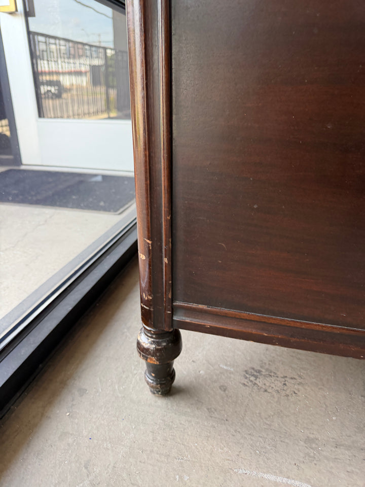 Vintage Rucker Fuller Wooden Desk (Scratches on top)