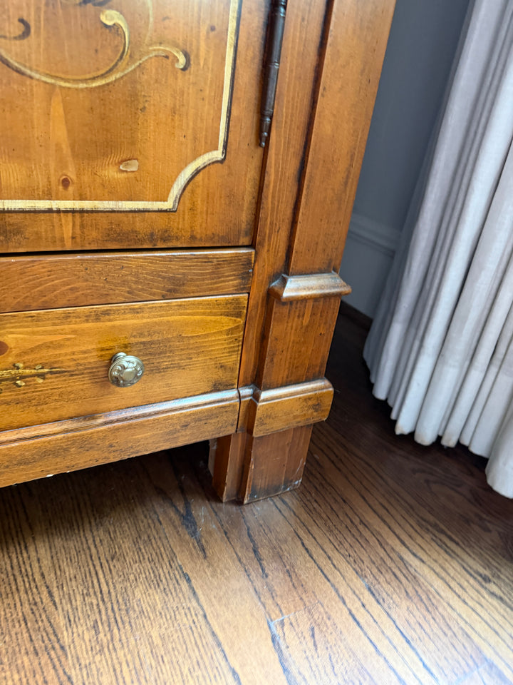 Adams Style Italian Vintage Armoire (Online Only Item)