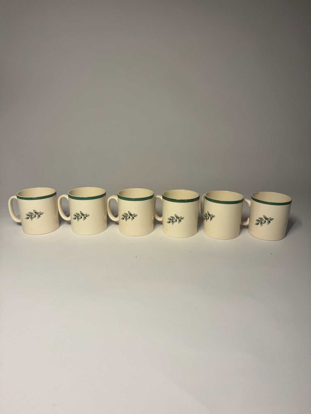 6 Spode Christmas Mugs