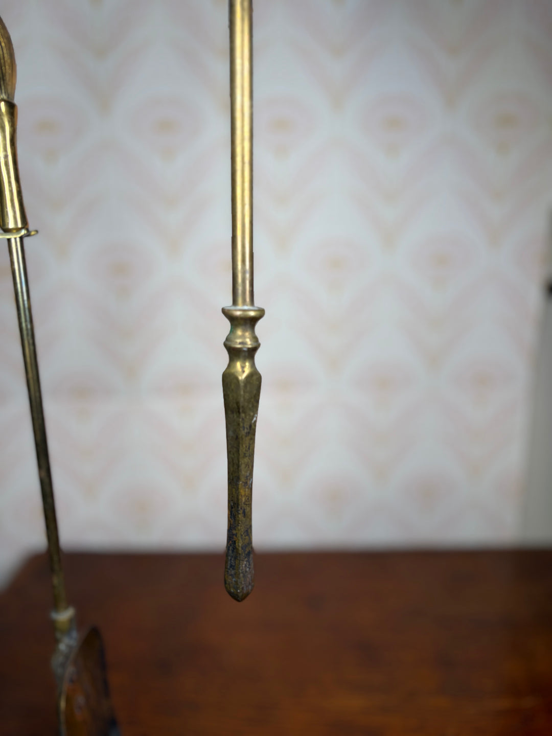 Miniature Brass Fireplace Set - 5 Pieces
