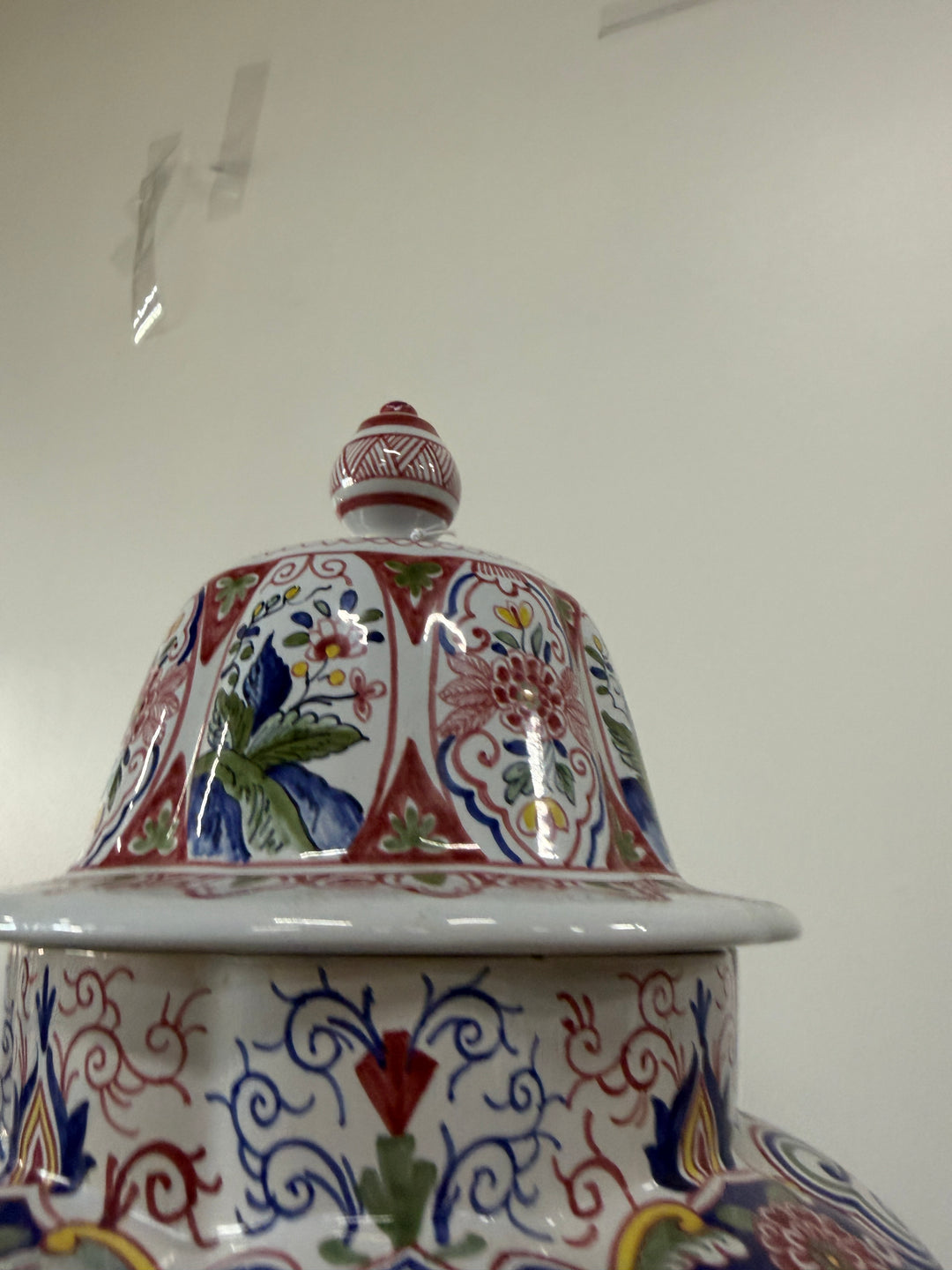 Vintage Hand Painted in France Tiffany & Co Lidded Vase
