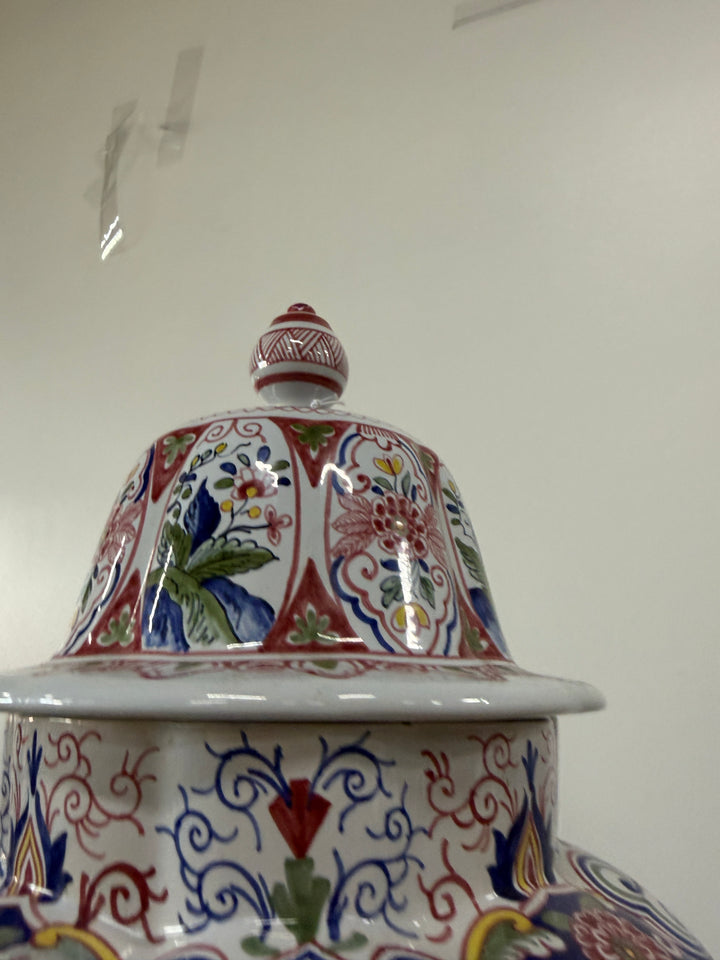 Vintage Hand Painted in France Tiffany & Co Lidded Vase