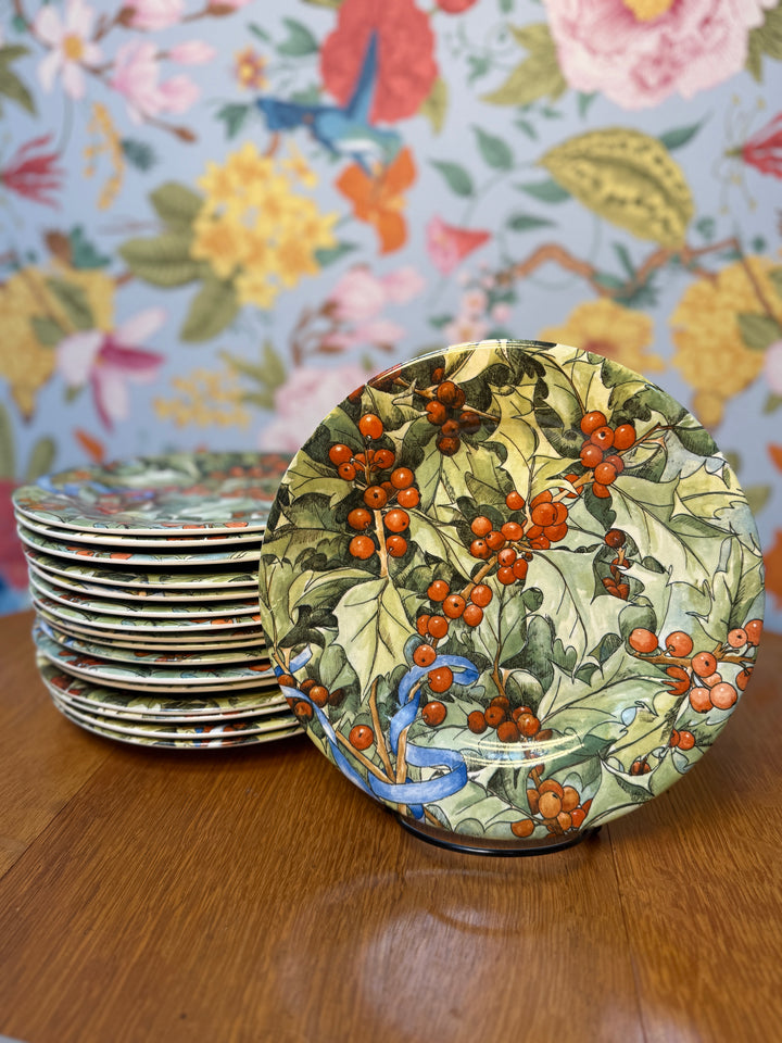 Le Houx Gien Salad Plates - Set of 17