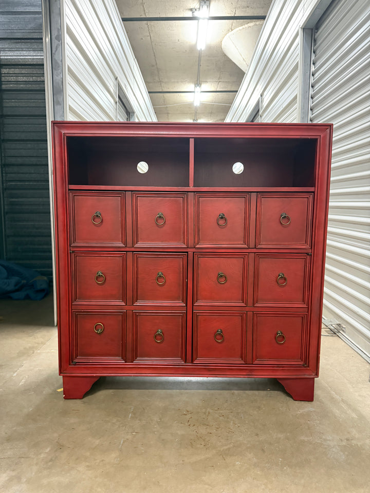 Coast to Coast Red Media Console