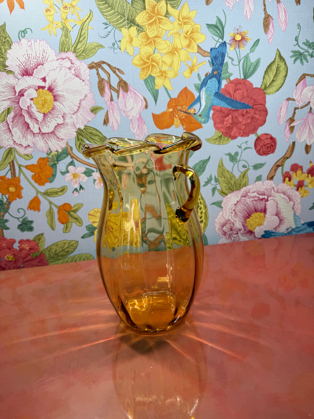 Yellow Glass Vase