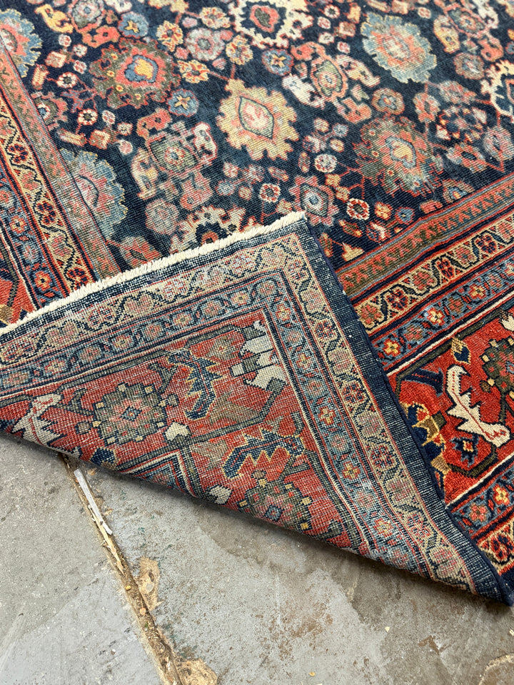 Antique Sultanabad Overall Pattern Mahal