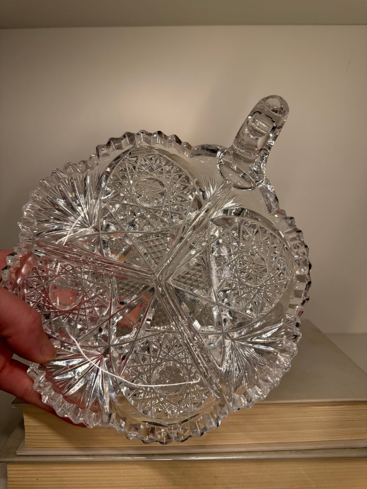 American Brilliant Cut Crystal Bowls - Set of 3