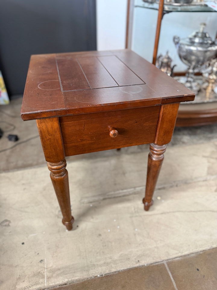 Vintage Sheraton Style Wooden Side Table