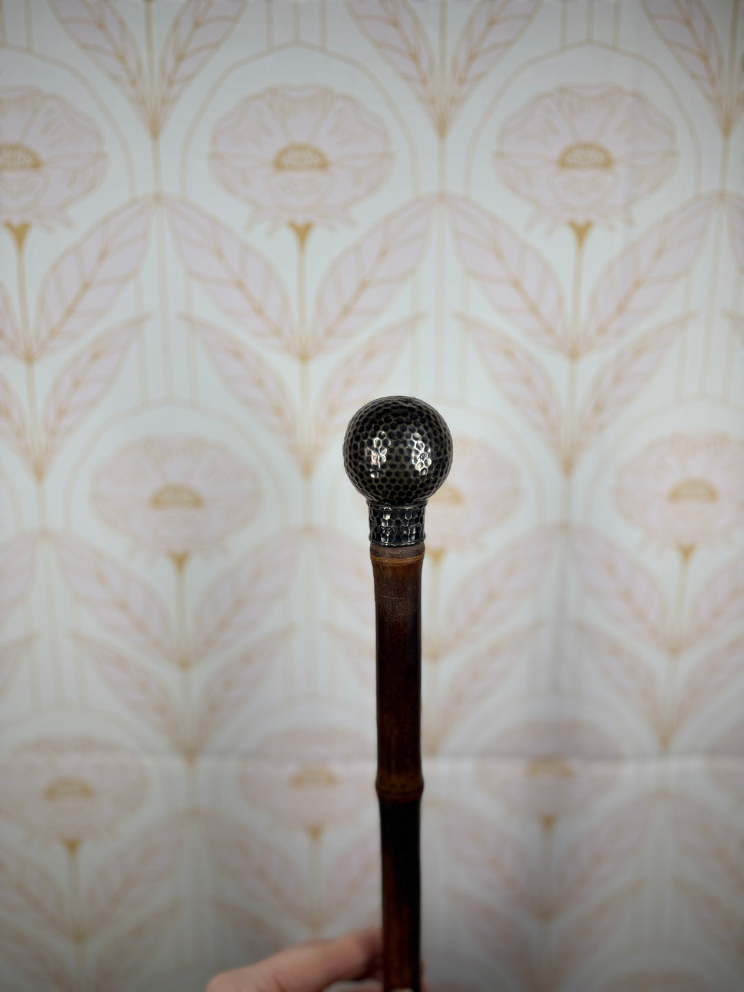 Sterling Silver Head Cane