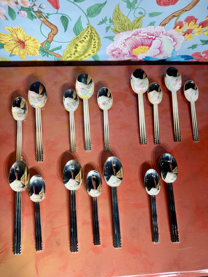 Puiforcat Silverplated Nantes Flatware (Service for 8 + 4 Serving Pieces)