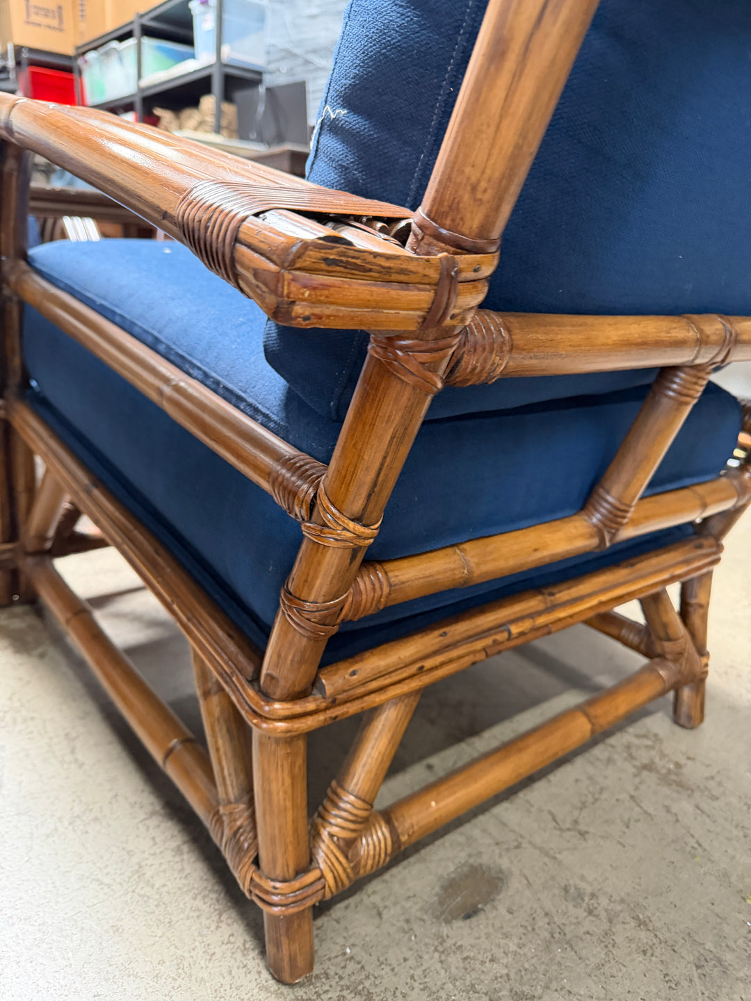 Bamboo and Rattan Armchair
