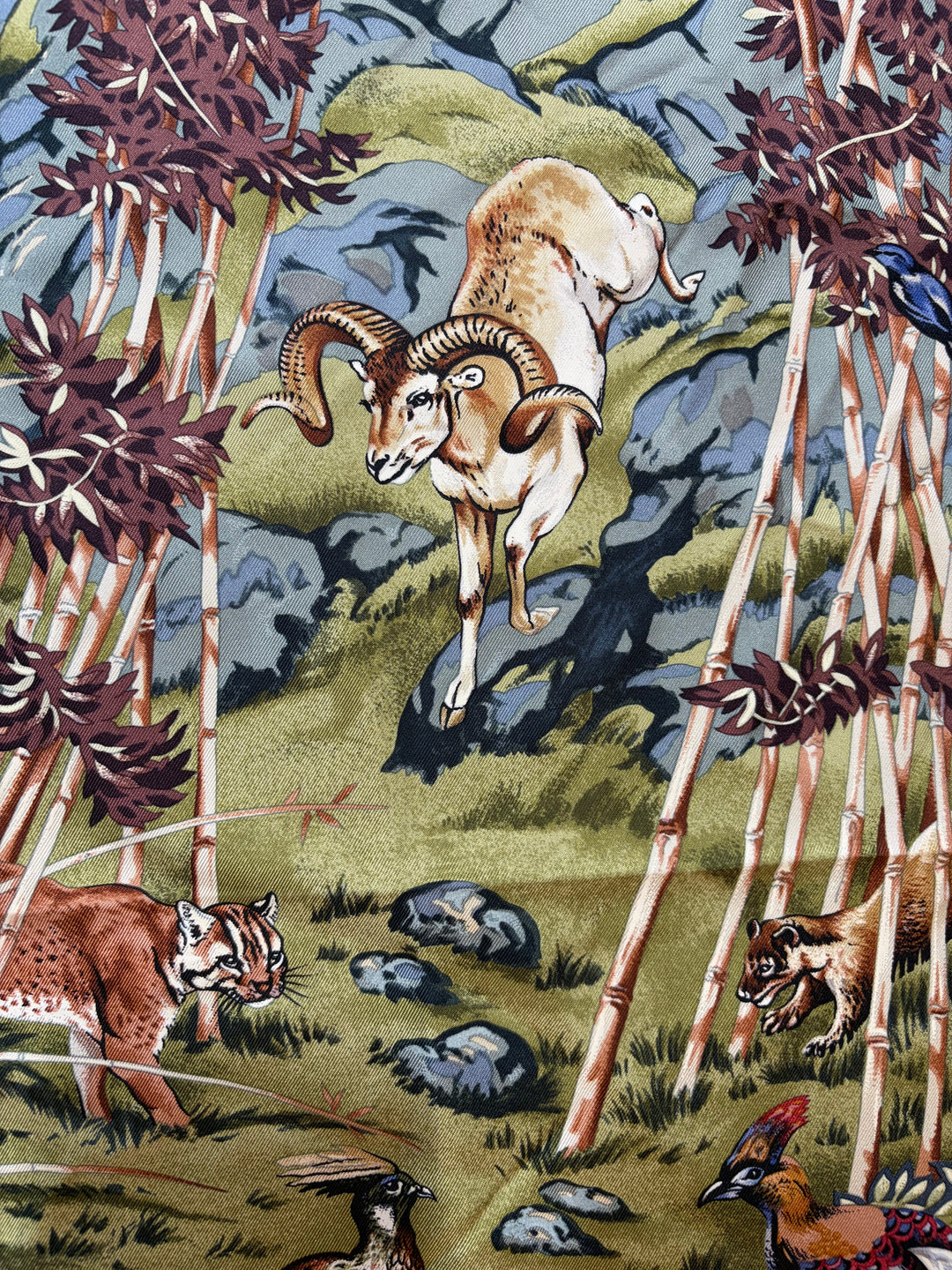 Vintage HERMÈS “Sichuan” Silk Scarf 90