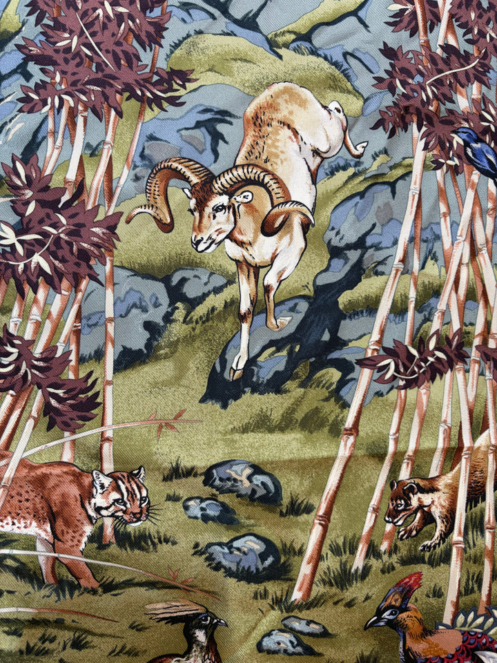 Vintage HERMÈS “Sichuan” Silk Scarf 90