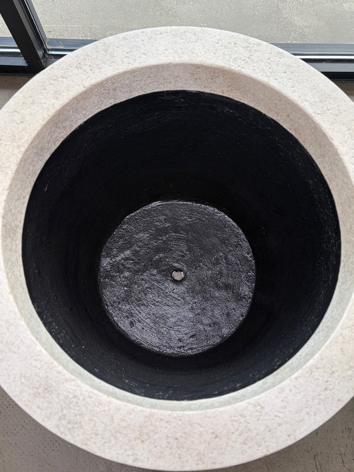 Large Stone-Look Planter