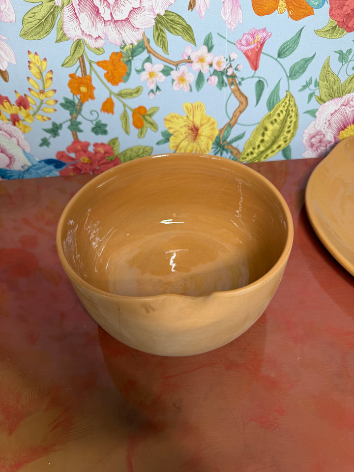 Vintage Elsa Peretti for Tiffany Thumbprint Bowl and Plate