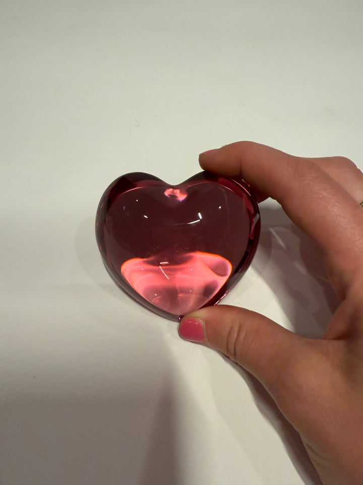 Baccarat Pink Amor Heart